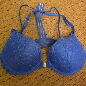 Victoria's Secret Royal Blue Lace Bra